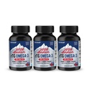 NANOWELL Wild Alaskan rTG Omega-3 Fish Oil 1196mg - EPA, DHA, vitamin D3 & E - 120 Softgels x 3 flasker (360 greve)