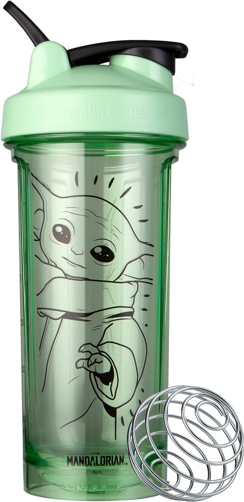 BlenderBottle Star Wars Shaker Flaske Pro Series perfekt for proteinshake og pre trening, 28-Ounce, barnet