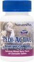 NaturesPlus Pedi-Active LECI-PS, DMAE Complex - 60 Chewable Tabletter - Blandet Berry Flavor - Barn Chewable Supplement, fremmer hjerne helse, fokus - Vegetarisk, Glutenfri - 30 Services