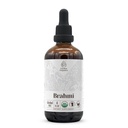 Brahmi USDA organisk | alkoholfri ekstrakt, organiske urtedråper, Supplement | Tinktur laget av 100% sertifisert organisk Brahmi (Bacopa Monnieri) tørket urt 4 oz