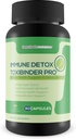 Immune Detox Toxibinder Pro - Detox & Immune Support Supplement - Hjelp Expel Toxins - Naturlig Detox Cleanse - Psyllium, Vitamin C, Ginger, sink, Danserot - Full Kropp Detox Immune Boost Support