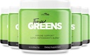 Tonic Greens Vitamin Boost Supplement Offisiell Formula - Naturlig Grønn Blande Energi Supplement Ekstra Styrke med BCAA, L-Glutamin, vitamin B6, Revolusjonær energi Fix Solution Vurderinger (5 Pakke)