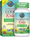 Livshage Vegetarisk Multivitamin Supplement for barn - Vitamin Kode Kids Chewable Rå Hele Mat Vitamin med probiotika, 60 Chewable Bears