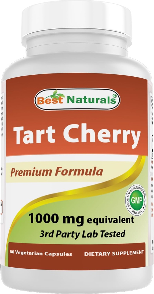 Beste Naturals Tart Cherry Extract 1000 mg 60 Vcaps