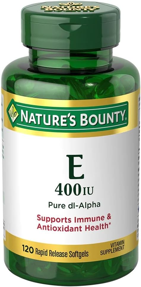 Naturens Bounty E-400 IU Pure dI-Alpha Softgels, 120 greve