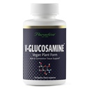 Paradise Herbs V-Glukosamin Supplement, Utgivelse og felles helse, Super Potent, Ultra ren, Vegan, Ikke GMO, Glutenfri, 120 Vegetariske kapsler