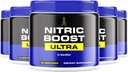 (5 Pack) Nitric Boost Ultra - Premium daglig pulver blanding i en Jar, laget for å bidra til å opprettholde energi, støtte naturlig sirkulasjon, og holde deg i gang, offisielle anmeldelser (150 Services)