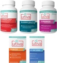 15% Bundle Utiva Cranberry PACs 30 Vegi kapsler + Utiva Bladder Helse 60 kapsler + Utiva D-Mannose 500mg 120 kapsler + Utiva Probiotic 30 forsinket frigjøring Vegi Kapsler + Utiva UTI Teststriper