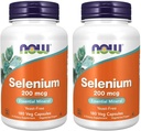 Nå Mat Selenium 200 mcg VCaps, 180 greve (pakke på 2)