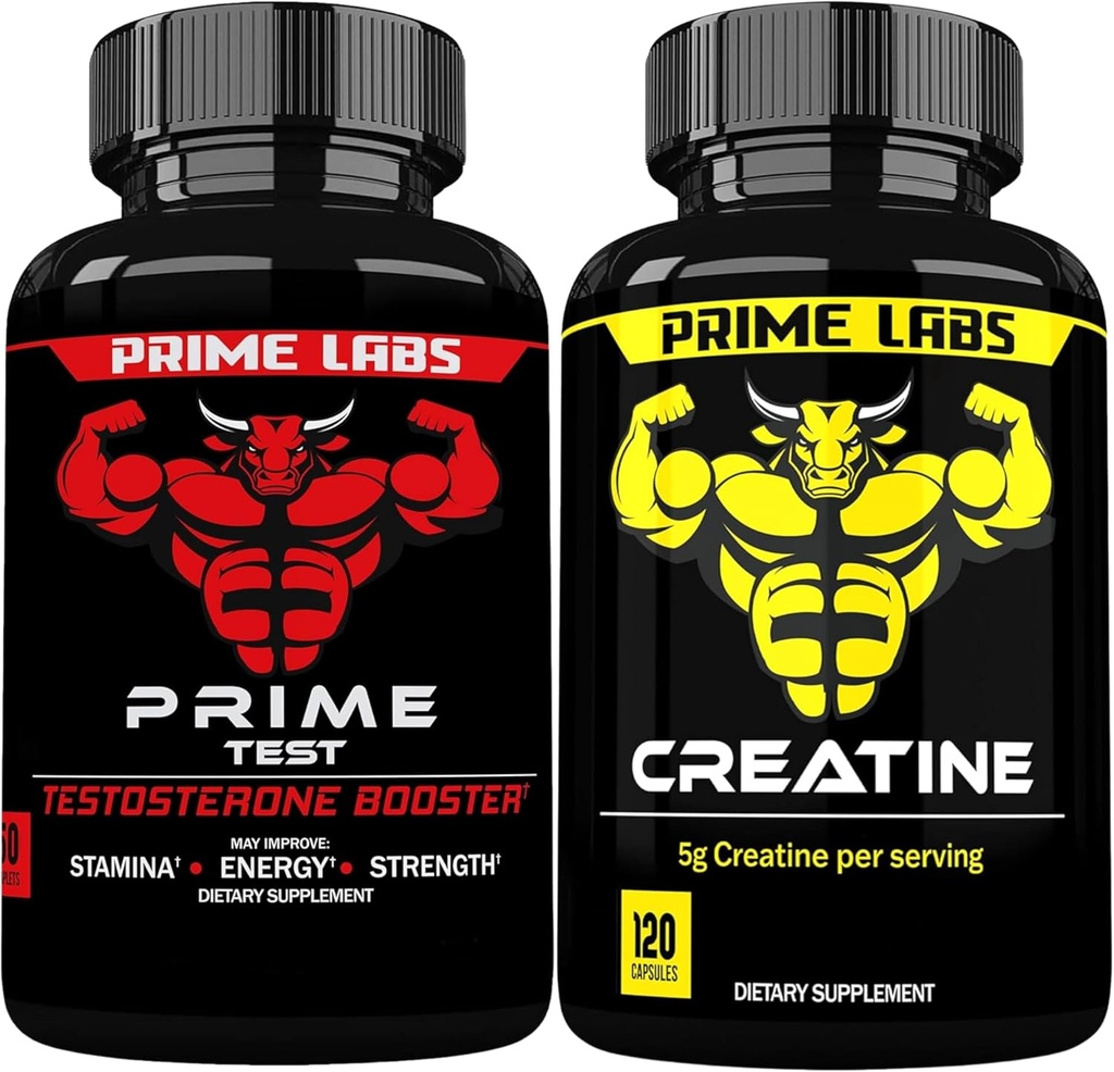 Prime Labs Prime Test + Kreatin Kapsler