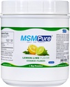 KALA Helse MSMPure Lemon Lime Flavored Coarse MSM Powder Flakes – US-Made MSM for felles helse, hud utseende og hår og negle støtte – 2,2 lb, organisk svovel