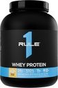 Regel 1 Whey Protein – 24g raskt-aktive protein fra all-whey-kilder med naturlig forekommende EAAS & BCAA for trening gjenoppretting eller når som helst bruk (5 pund*, Banan Creme)