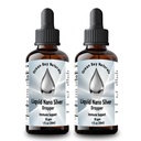 Væske Nano Silver | Mer Absorberbar enn kolloidal sølv | 10ppm | Twin Pack | 1oz Dropper
