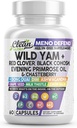 Ren Nutra Wild Yam Root Capsules with Red Clover Black Cohosh Aften Primrose Olje Chasteberry Dong Quai DIM Ashwagandha Grape Seed Extract Melk Thistle Lemon Balm og mer Hormon Balance For kvinner