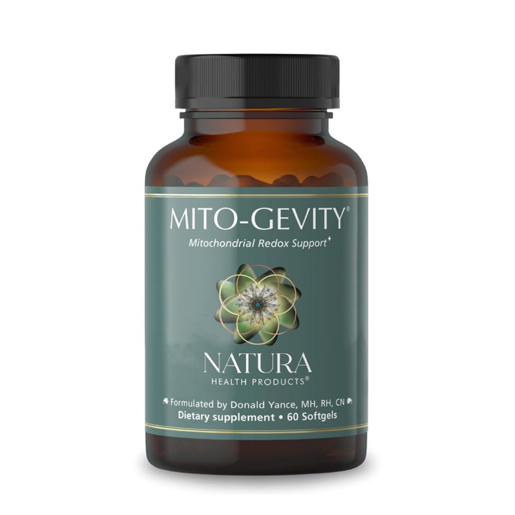 Natura Helseprodukter Mito-Gevity (CV-Res-Q) Supplement – Mitokondriell energi og lang levetid støtte* - Med Resveratrol, Hawthorn, Silibinol, R-Alpha Lipoic Acid (R-ALA) (60 Kapsler)