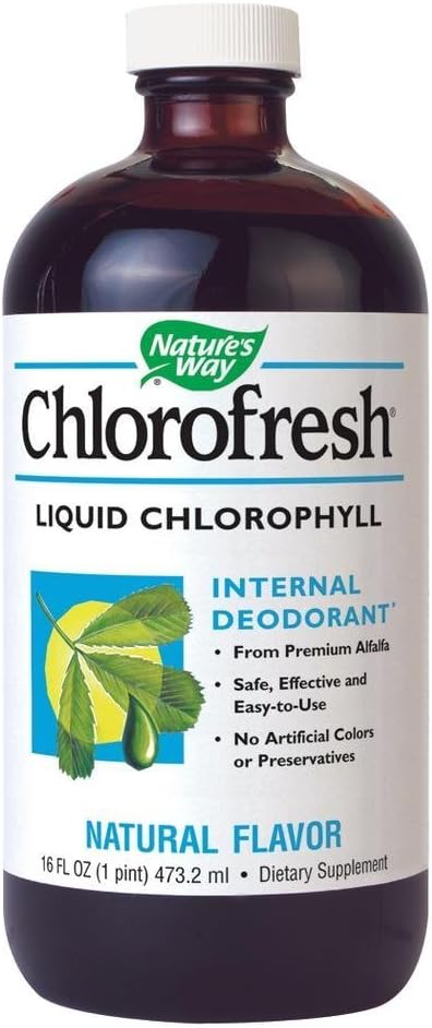NATURER VAD Klorofrisk flytende naturlig flavor, 16 FZ