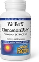 Naturlige faktorer WellBetX kanelRich ekstrakt 150 mg, 60 kapsler