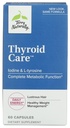 Terry Naturally Thyroid Care - Immune Health & Energy Support Formel - Næringstilskudd med jod for Thyroid Helse Support - Velvære Supplement med L-tyrosin - 60 kapsler