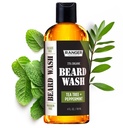 Leven Rose Beard Vaske Shampoo av Ranger Grooming Co, Sulfate gratis naturlig Beard Cleanser og balsam for menn, Te Tree & Peppermynte for vekst & tykkelse, Paraben Gratis 4 oz