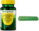 Mediterranean Olje av Oregano 2000 mg 60 Softgels for immun helse med pilleorganisator