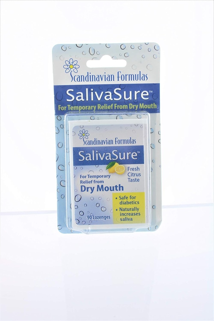 Nozovent Scandinavian Formula SalivaSure Lozenges 90 ea (pakke med 2)
