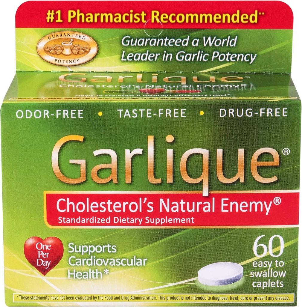 Garlique Caplets 60 tabletter (pakke med 4)