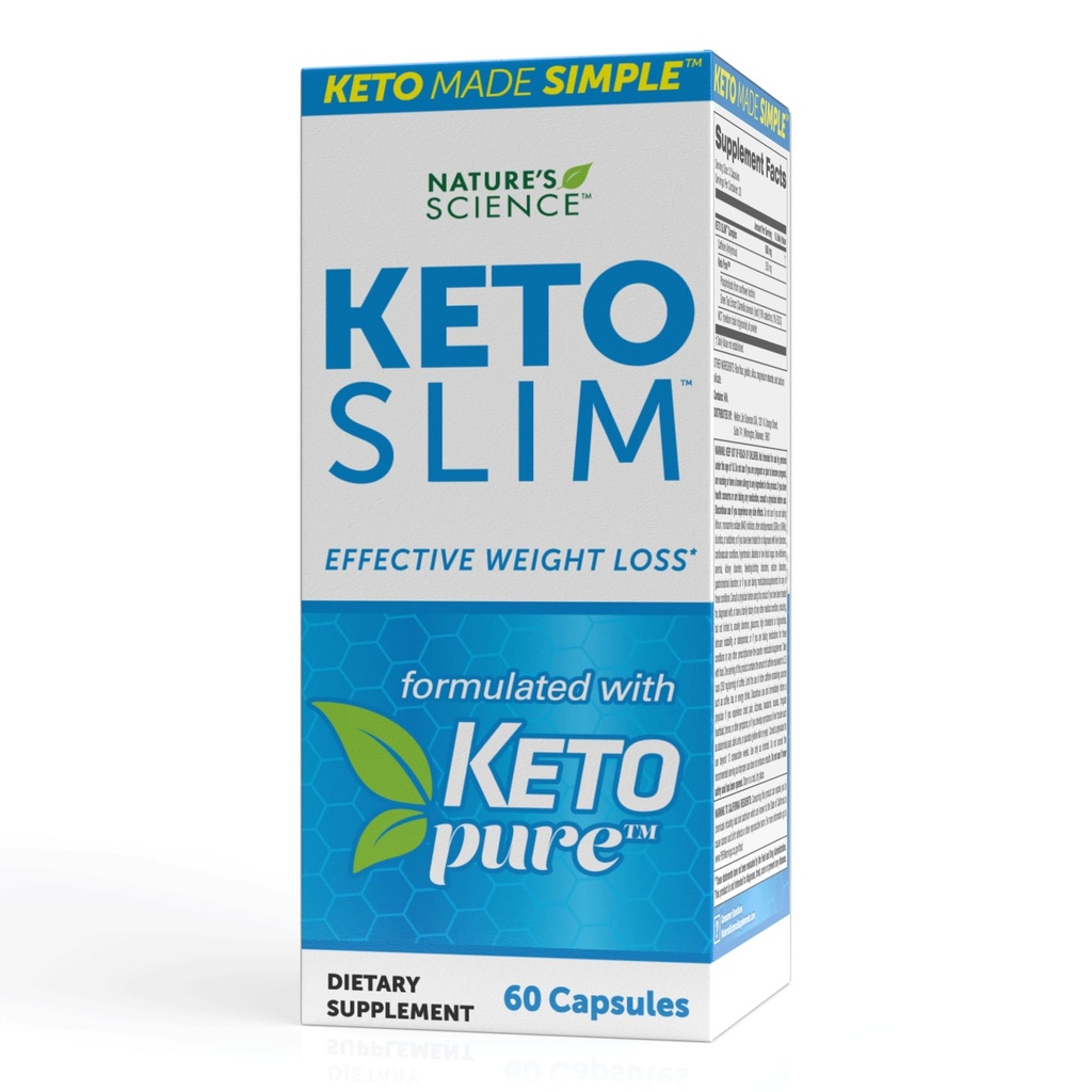 Naturens vitenskap Keto Slim, 60ct