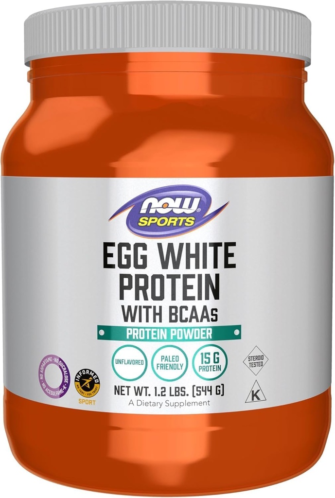 NÅ MATER Egg Hvitt Protein pulver, 544 GR