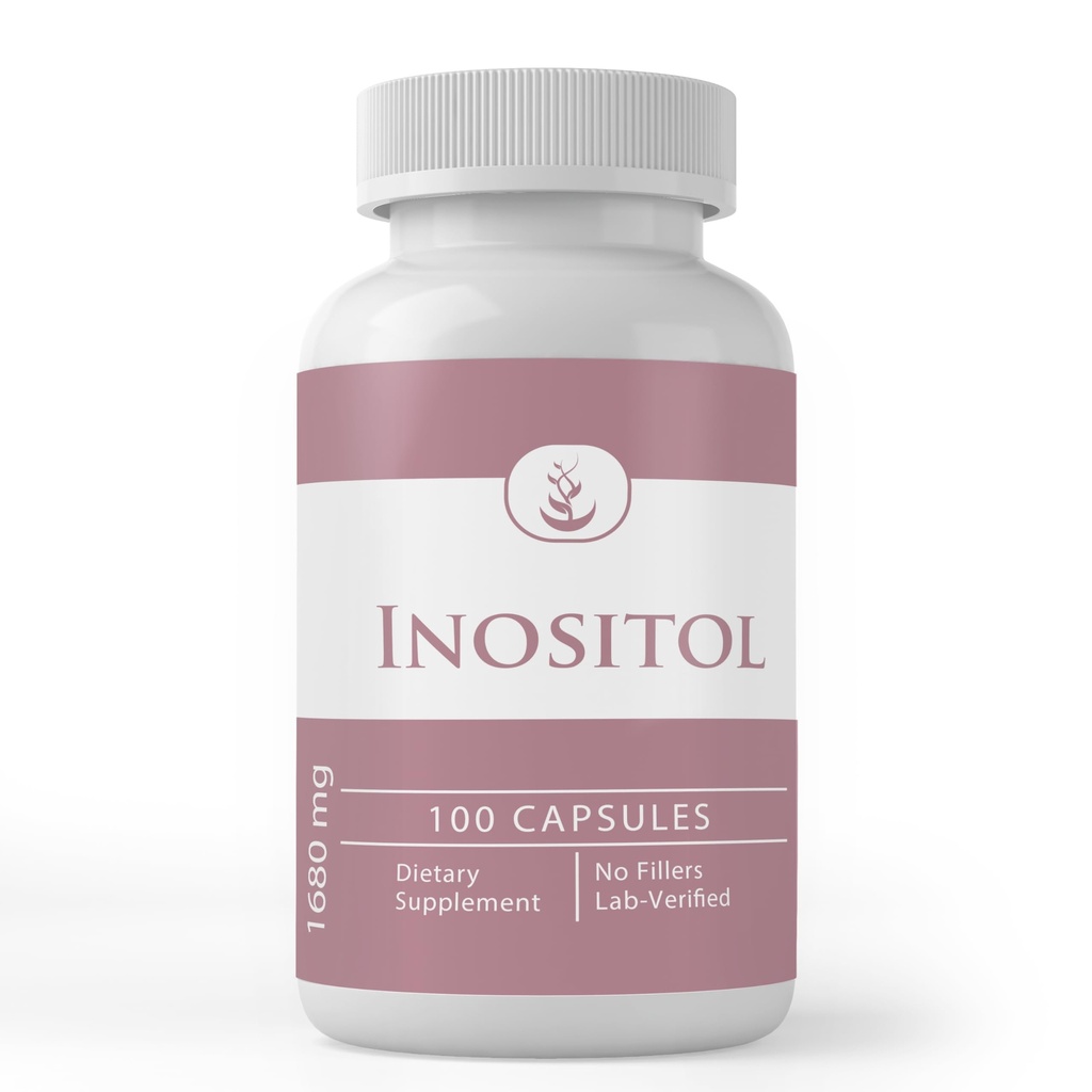 PURE ORIGINAL INGREDIENTS Inositol, (100 kapsler) Alltid ren, ingen additiver eller fillers