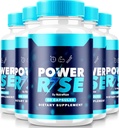 (5 Pack) Power Rise for menn, Offisiell PowerRise for menn piller, all naturlig mannlig støtte for Peak ytelse og generell helse, Premium Power Riser En Capsulas Pastillas anmeldelse (300 kapsler)