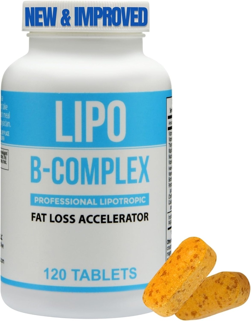 Lipo BC, Lipo B-Complex 120 tabletter - Forbedret, samme pålitelige Lipo BC formulering Minus Harsh belegg ingredienser - renere ingredienser for optimale resultater. Legere legemidler