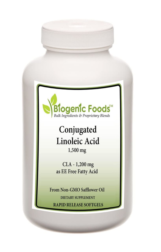 Konjugert linolesyreolje - gratis fettsyre 1200 mg naturlig kildet CLA - 1500 mg - 60 kapsler