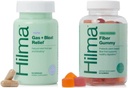 Hilma Natural Gas & Bloating Relief og Prebiotiske Fiber Gummies Bundle