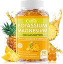 Magnesium Glycinate Gummies 500mg Avslappende Rolig Magnesium Gummies | Sukkerfri | Ikke-GMO | Glutenfri | Vegansk-vennlig for voksne og barn