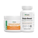 Jigsaw Helse Bundle | Adrenal Cocktail, 60 Serveringer (Jar) og Brain Boost, 90 Kapsler