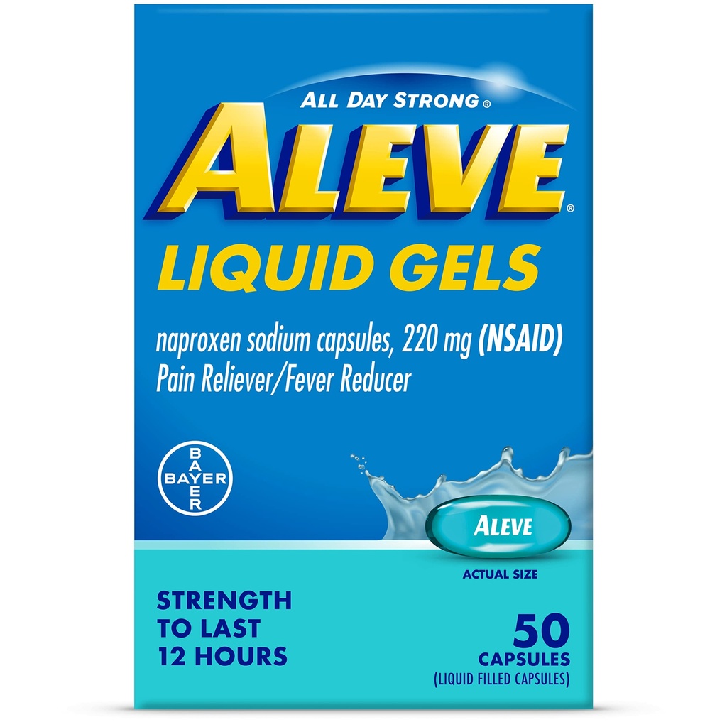Alev flytende geler, Naproxen Natrium for smertelindring ‐ 50 greve