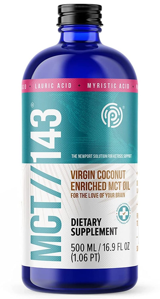 Pruvit MCT//143 Jomfru Coconut Beriket MCT olje 16.9 oz