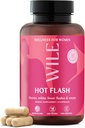 WILE Menopause og perimenopause kosttilskudd for kvinner - Hot Flashs og natt Sveater Relief med Kudzu Root - Premenopause Støtte for stress, Hot Flash, Hormon Balance & Restful Sleep, 30 Services