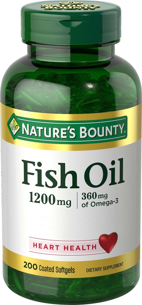 Naturens Bounty fiskolje, 200 greve