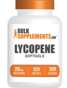 BulkSupplements.com Lycopen Softgels - Lycopen Supplement, Antioksidanter Supplement - Glutenfri, 1 Softgel per servering (20mg), 120 Softgels (Pack of 1)