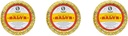 Rawleigh Antiseptic Salve Iconic Yellow Big Tin: 4,5 oz, Multi-Purpose Ointment Sootes Cuts, Bruises, Irritations, med Turpentin, Phenol, Bomuldsfrøolje og parafin, Original Formula - Pakke med 3