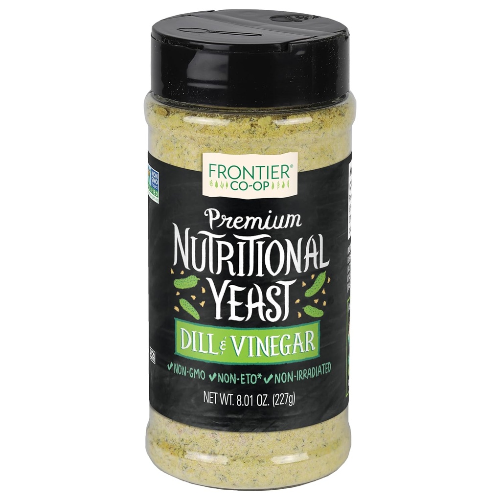 Frontier Dill & Vinegar ernæringsmessig yeast blanding, 8.01 Ounce