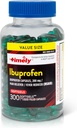 TIME-CAP LABS, INC. Tidlig Ibuprofen 200mg - 300 flytende Softgels - smertereduserende tabletter og feber Reduser - for hodepine Relief, Menstruell smerte, tannsmerter Muskelsmerter & ledbetennelse smerte