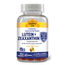 Land Life Lutein Gummies med Lutemax 2020, 60 Ct, Chewable Natural Eye Support Supplement, Marigold Lutein, Zeaxanthin, Eye Health & Macular Support, Ikke-GMO, Naturlig Fruit Pectin, Vegansk