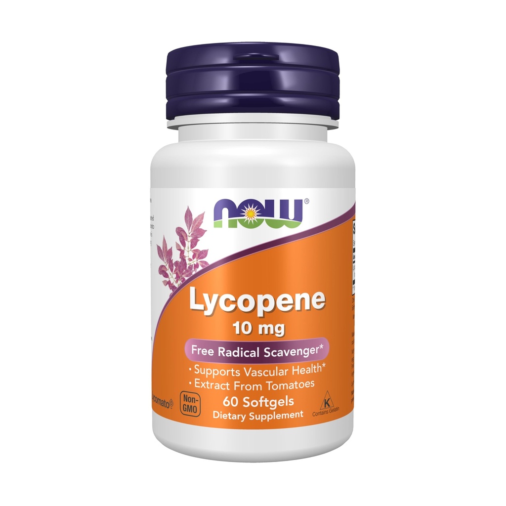 NU Kosttilskudd, Lycopen 10 mg med naturlig ekstrakt fra tomater, gratis radikal Scavenger*, 60 Softgels