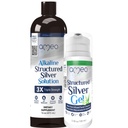 Ameo Life Colloidal Silver Gel med Aloe Vera & Colloidal Sølv Flytende Bundle