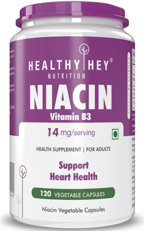 Ernæring Niacin vitamin B3 120 Veg. Kapsler