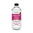 Hyalogisk flytende hyaluronsyre Supplement - Støtte for sunt hår, hud og negler med 5000 mg Biotin og 50 mg MSM - Naturlig hydrasjon for hele kroppen - høy molekylvekt formel - 12 oz