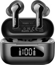 TOZO NC3 Hybrid aktiv støy Avbryt trådløse ørepropper med 6 mikrofoner AI Clear Call Ear Buds 55H Spilletid med LED-skjerm 32 forhåndsinnstillinger EQ via APP Bluetooth 5.3 IPX8 Vanntett i øretelefoner