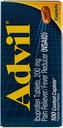 Advil Pain Reliever / Fever Reduser 200mg Caplets - 100 Ct, pakke med 3